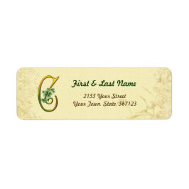 Irish Gold Monogram C-label Etiket