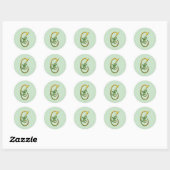 Irish Gold Monogram C Ronde Sticker (Vel)