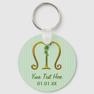Irish Gold Monogram M Sleutelhanger