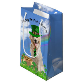 Irish Golden Retriever met goudpot Klein Cadeauzakje