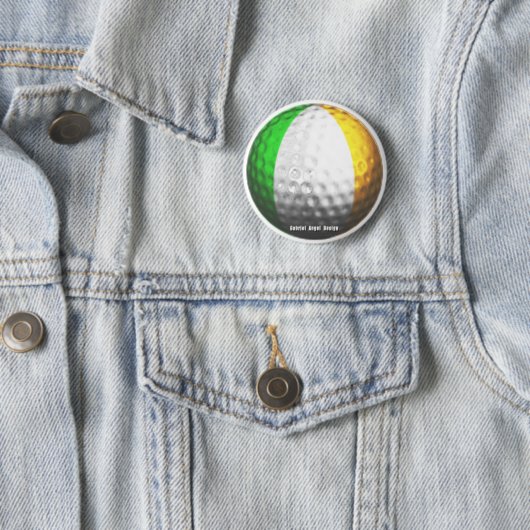 Irish Golf Ronde Button 5,7 Cm (In situ)