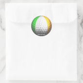 Irish Golf Ronde Sticker (Tas)