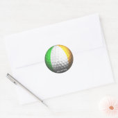 Irish Golf Ronde Sticker (Envelop)