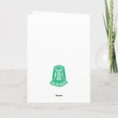 Irish Good Luck Adh Mor Dancers Dress Kaart (Achterkant)