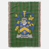 Irish Gough Coat of Arms Family Crest Ireland Deken (Voorkant Verticaal)