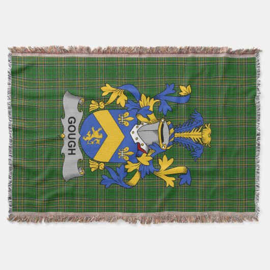 Irish Gough Coat of Arms Family Crest Ireland Deken (Voorkant)
