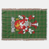 Irish Grace Coat of Arms Family Crest Ireland Deken (Voorkant)