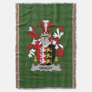 Irish Grady of O_Grady Wapen van de familie Crest Deken
