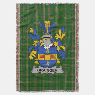 Irish Grainger Wapen Family Crest Ierland Deken