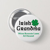 Irish Grandma Gift Ronde Button 5,7 Cm (Voorkant /achterkant)