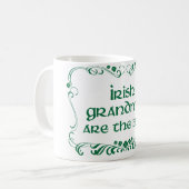 Irish Grandma T-shirt Koffiemok (Voorkant links)