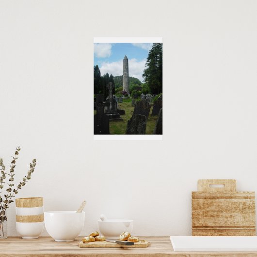 Irish Graveyard Poster (Keuken)