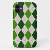 Irish Green Argyle Case-Mate iPhone Case (Achterkant)