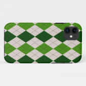 Irish Green Argyle Case-Mate iPhone Case (Achterkant (horizontaal))