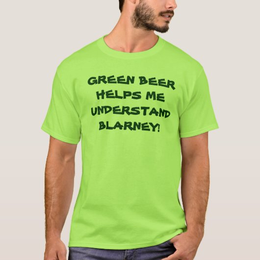 IRISH GREEN BEER t-shirt (Voorkant)