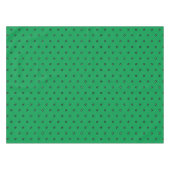 Irish Green Black White Dot - Changeable Backgroun Tafelkleed (Voorkant (Horizontaal))