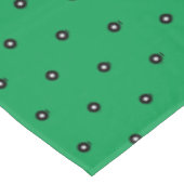 Irish Green Black White Dot - Changeable Backgroun Tafelkleed (Gekanteld)