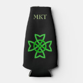 Irish Green Celtic Knot Flesjeskoeler (Voorkant)