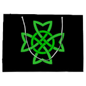 Irish Green Celtic Knot Groot Cadeauzakje (Achterkant)