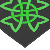 Irish Green Celtic Knot Korte Tafelloper (Hoek)