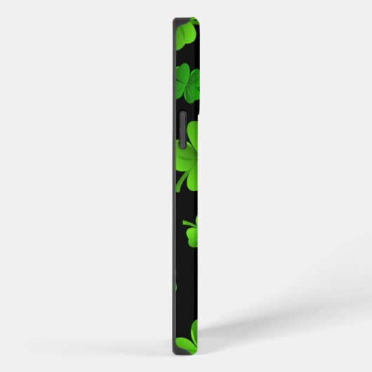 Irish Green Clovers Four-leaf Lucky iPhone Hoesje (Rechterkant)