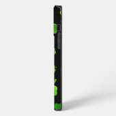 Irish Green Clovers Four-leaf Lucky iPhone Hoesje (Linkerkant)