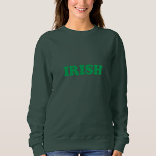 Irish Green modern St. Patrick's Day Trui