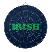 Irish Green navy blue modern Saint Patrick's Day Dartbord (Voorkant)