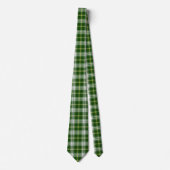 Irish Green Plaid Stropdas (Voorkant)