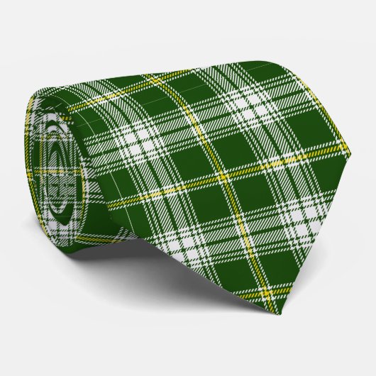 Irish Green Plaid  Stropdas (Opgerold)