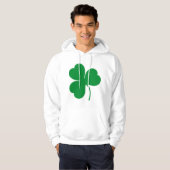 Irish Green Shamrock Clover Gift Hoodie (Voorkant volledig)