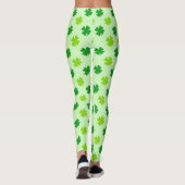 Irish Green Shamrock Leggings (Achterkant)