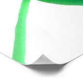 Irish Green Shamrock Simple | St. Patrick's Day Poster (Hoek)