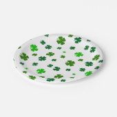Irish Green Shamrocks St. Patricks Day Party Bord (Gekanteld)