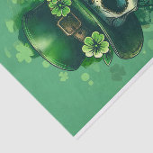Irish Green Skull Flowers Pet Decoupage R 141 Tissuepapier (Detail)