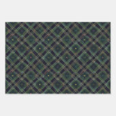 Irish Green St. Patrick Tartan Plaid set 3 Inpakpapier Vel (Voorkant 3)
