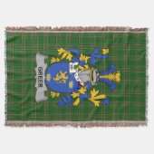 Irish Greer Coat of Arms Family Crest Ireland Deken (Voorkant)