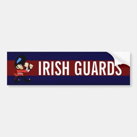 IRISH GUARDS BUMPERSTICKER (Voorkant)