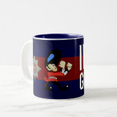 IRISH GUARDS TWEEKLEURIGE KOFFIEMOK (Voorkant links)