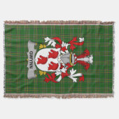 Irish Gwynn Coat of Arms Family Crest Ireland Deken (Voorkant)