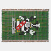 Irish Hadsor Coat of Arms Family Crest Ireland Deken (Voorkant)