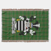 Irish Halthom Coat of Arms Family Crest Ireland Deken (Voorkant)