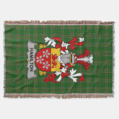 Irish Hamilton Coat of Arms Family Crest Ierland Deken (Voorkant)
