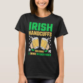 Irish Handboffs Beer St Patricks Day T-shirt (Voorkant)
