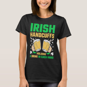 Irish Handboffs Beer St Patricks Day T-shirt