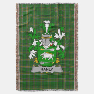 Irish Hanly of O_Hanley Wapen van de familie Crest Deken