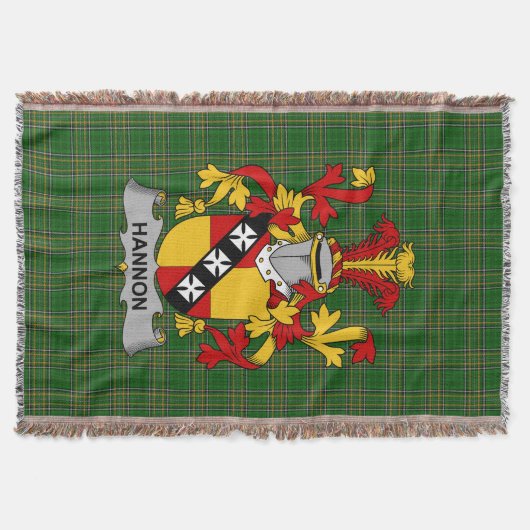 Irish Hannon of O_Hannon wapenschild voor de famil Deken (Voorkant)