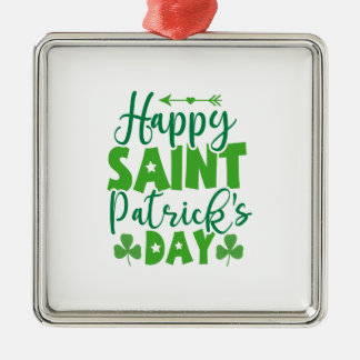 Irish Happy Saint Patrich S Day Metalen Ornament