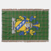 Irish Harding Coat of Arms Family Crest Ireland Deken (Voorkant)