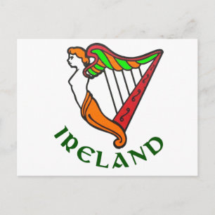 Irish Harp briefkaart